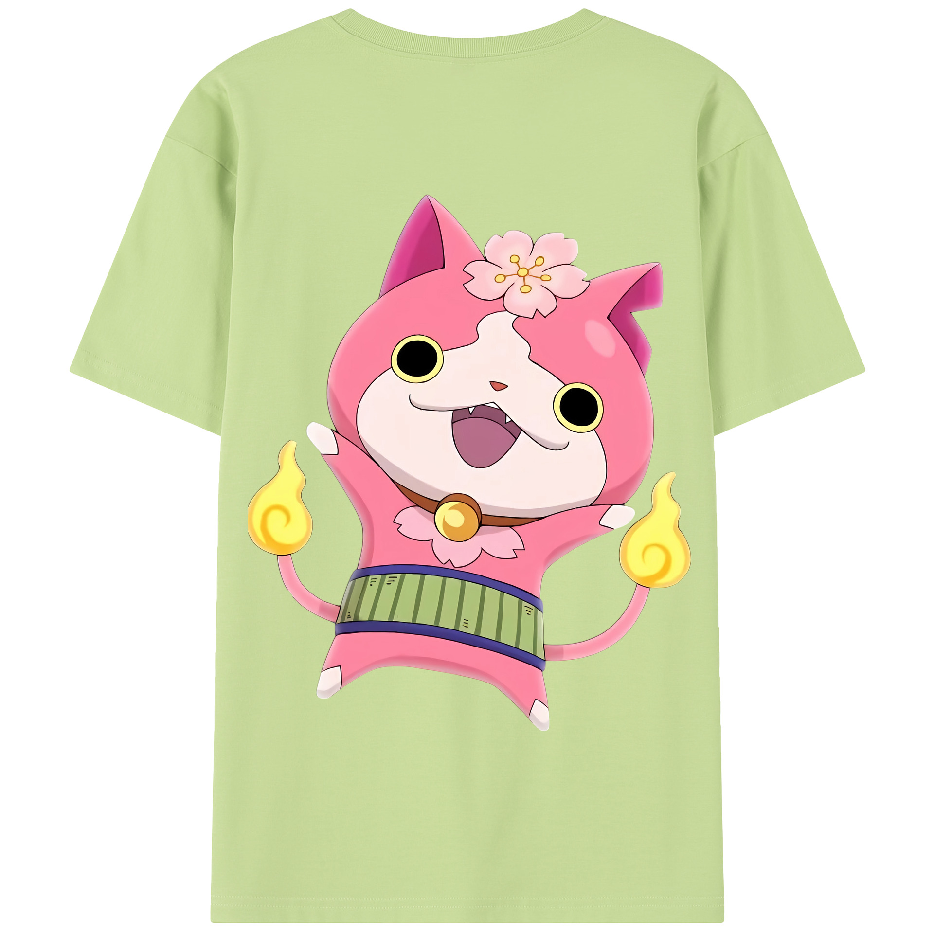 （画像用） 妖怪ウォッチ Yo-kai Watch 綿100％半袖Tシャツ（背面プリント）